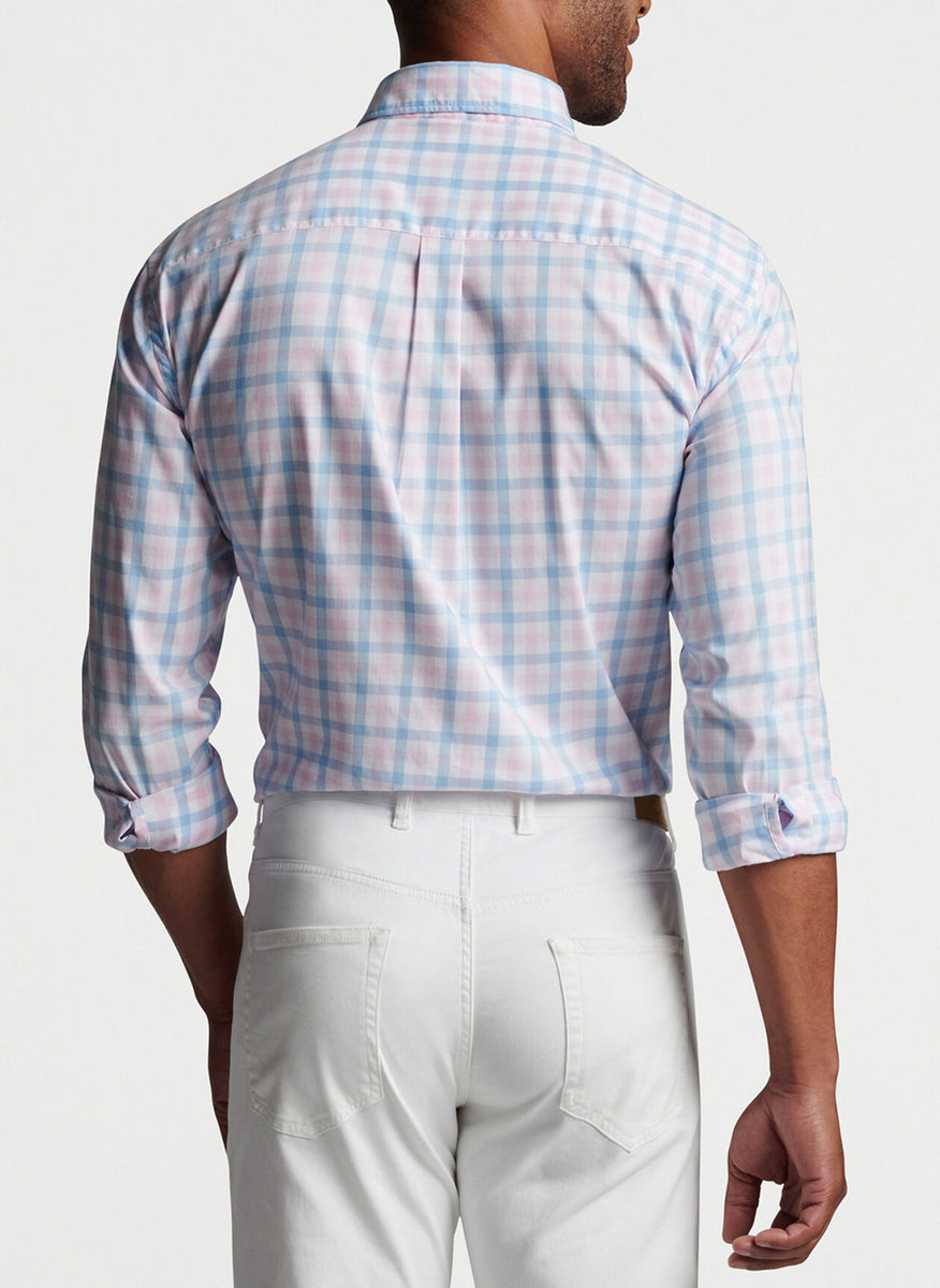 Peter Millar Mackinac Cotton-Stretch Sport Shirt | Palmer Pink – Franco\'s  Fine Clothier