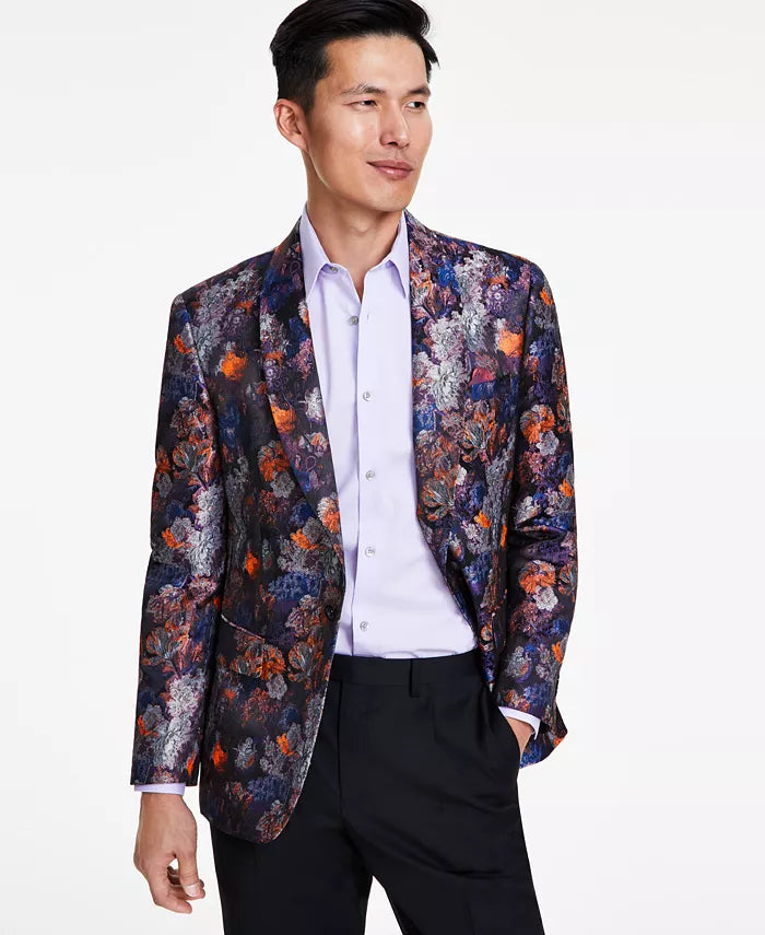 Tallia Slim Fit Floral Jacquard Sport Coat Franco s Fine Clothier