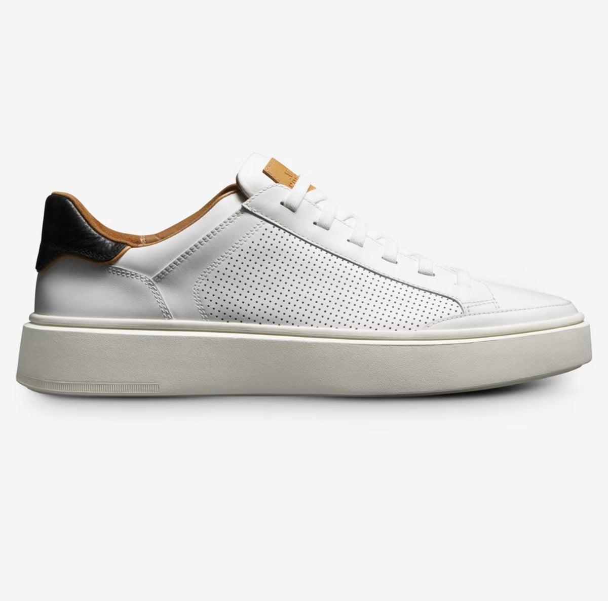 Allen Edmonds Oliver Slip-on Stretch-lace Sneaker | White  Franco's Fine  Clothier