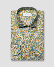 Eton Floral Print Signature Twill Shirt