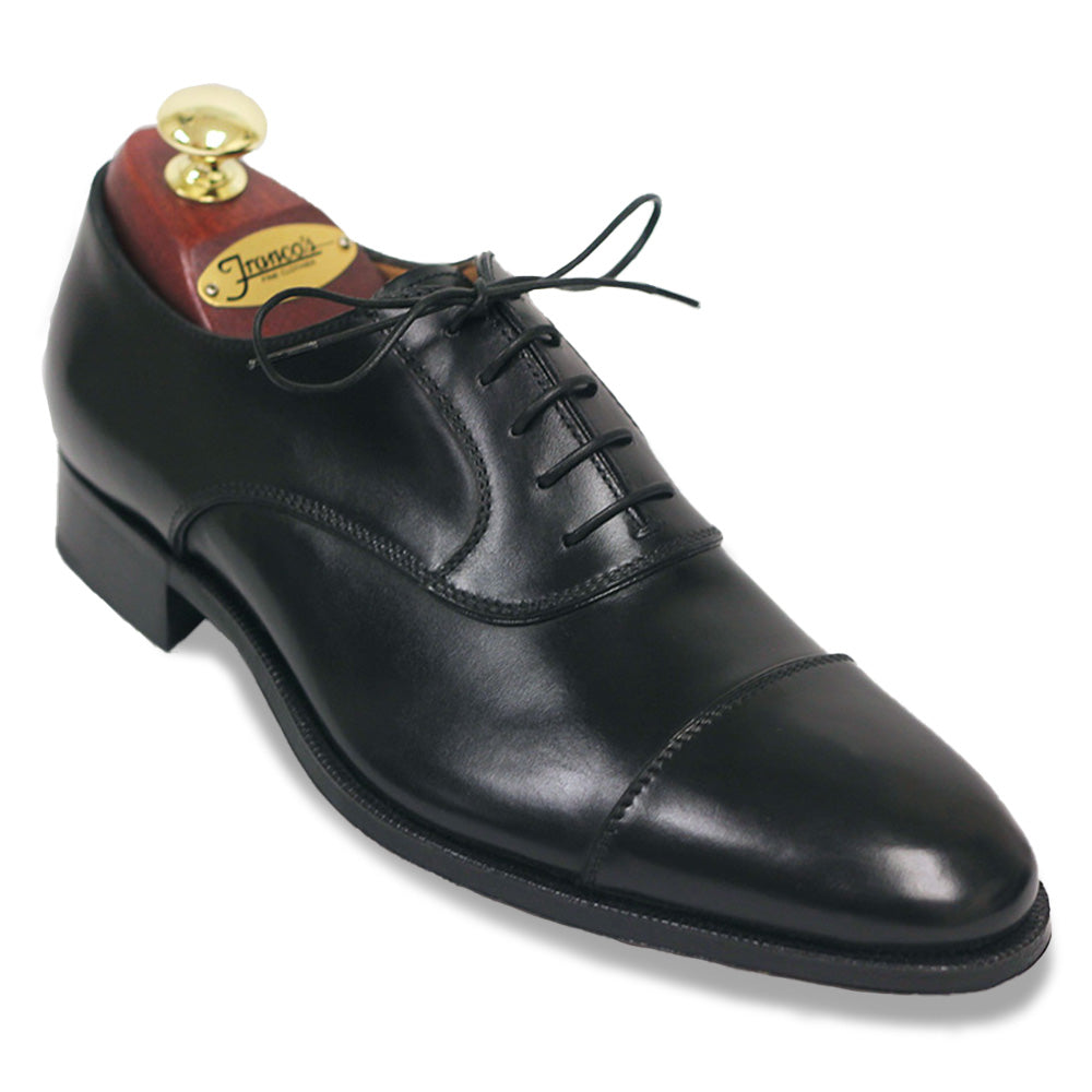 Gravati Cap-toe Oxford | Black – Franco