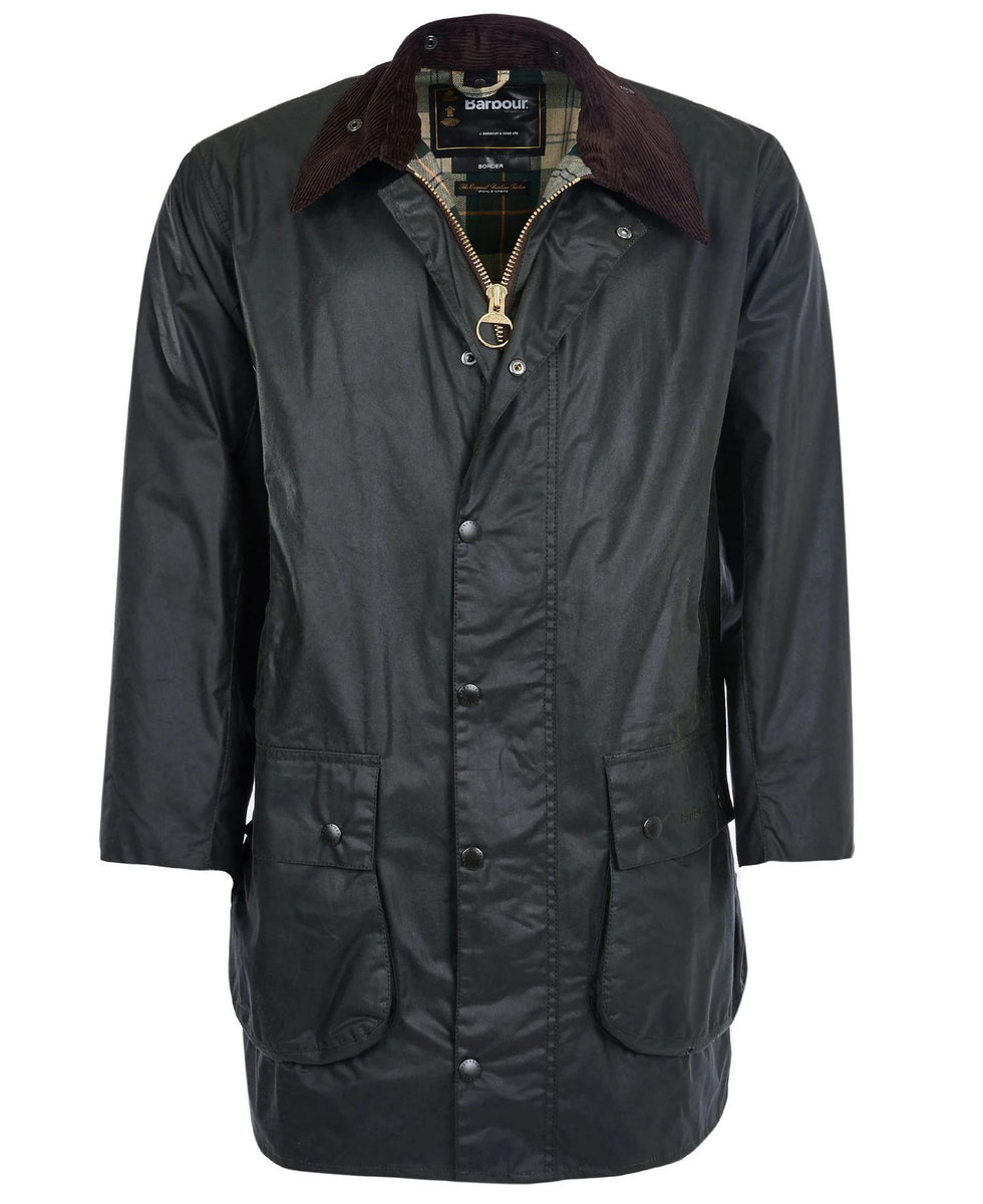 Barbour Border Waxed Jacket