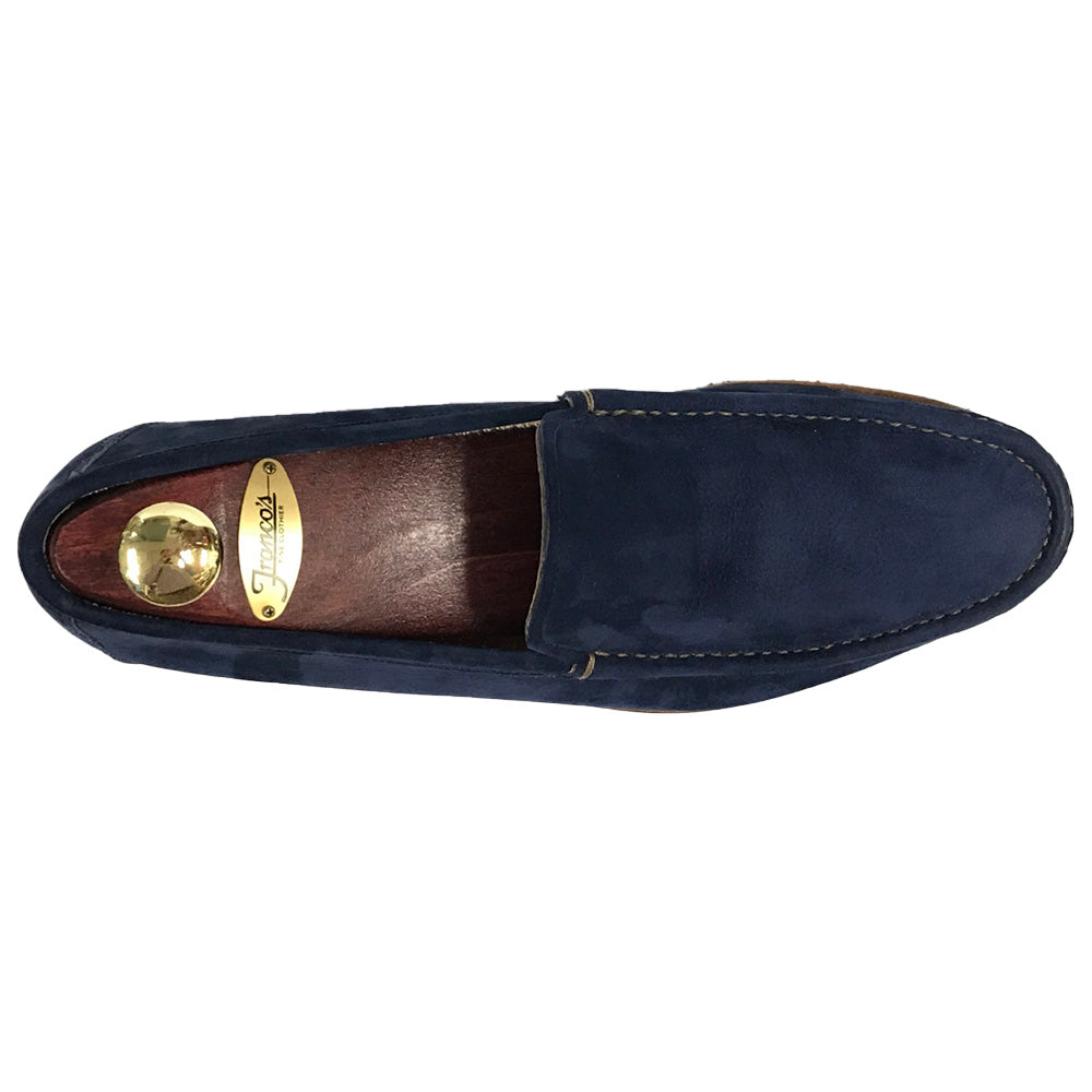 Gravati Suede Slip-On Loafer | Blue – Franco display picture 3