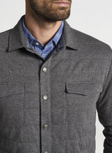 Peter Millar Cotton Cashmere Knit Shirt Jacket
