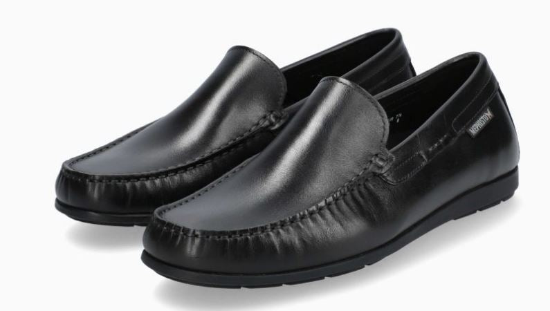 Mephisto Algoras Black Smooth Leather Moccasin Loafer‎ Men\'s Size 9 Mephisto Algoras | Black – Franco main image 3