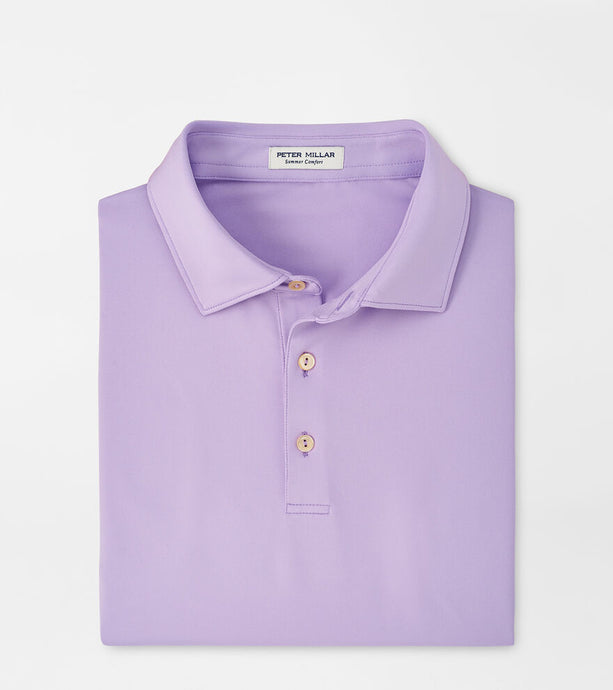 Peter Millar Solid Performance Jersey Polo | Moonflower