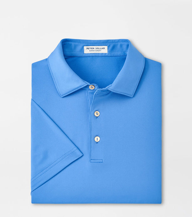 Peter Millar Solid Performance Jersey Polo | Maritime