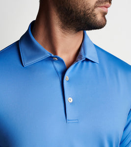 Peter Millar Solid Performance Jersey Polo | Maritime