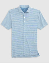 Johnnie-O -Seymour Striped Polo | Blue & White