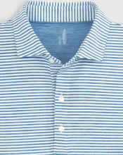 Johnnie-O -Seymour Striped Polo | Blue & White