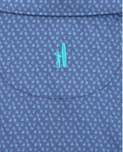 Johnnie-O Gallo printed Polo - Navy