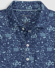 Johnnie-O Tailgater 2.0 Printed Polo - Navy
