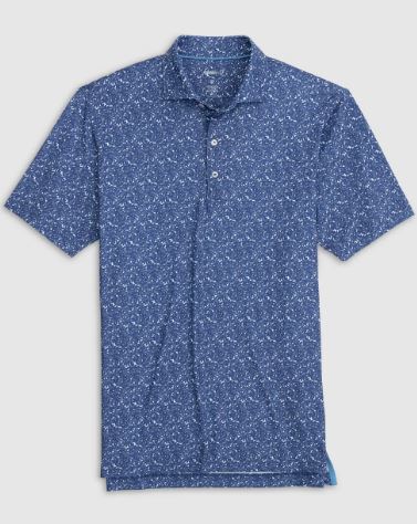 Johnnie-O Bali Printed Polo | Navy