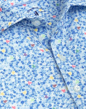 Johnnie-O Tuck Printed Polo - Light Blue