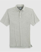 Johnnie-O Seymour Striped Polo | Black & White