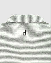 Johnnie-O Seymour Striped Polo | Black & White