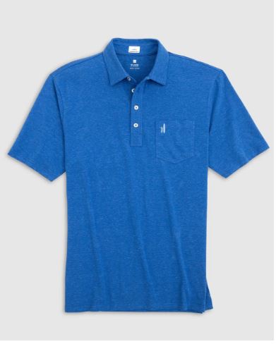 Johnnie-O The Heathered Originial Polo | Waterfall