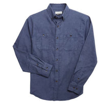 Tom Beckbe Brushed Cotton Twill Shirt | Navy