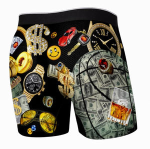 Saxx Brief | Money-Baller Black