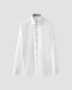 Eton Solid Twill Geometric Effect Shirt (Contemporary F
