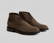 brown suede chukka boots