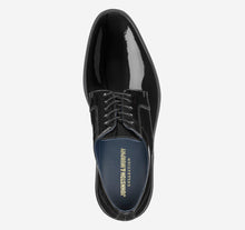 Johnston & Murphy Bolivar Plain Toe Sneaker (Black Italian Patent Le