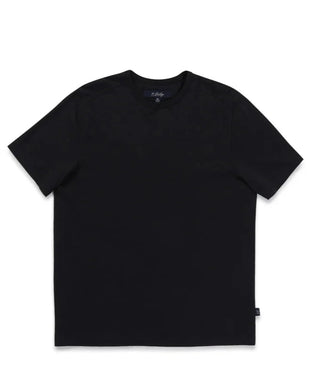 34 HERITAGE Basic Crew Neck T Shirt (Black)
