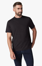34 HERITAGE Basic Crew Neck T Shirt (Black)