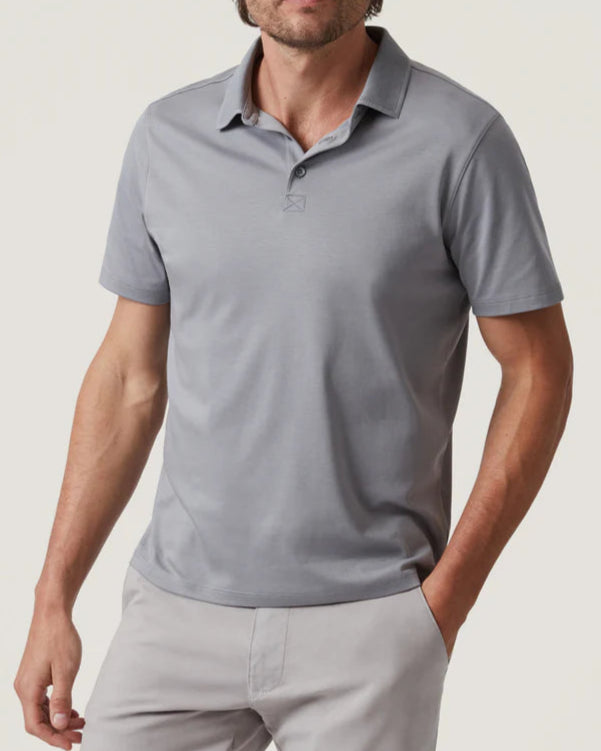 34 HERITAGE Polo T Shirt (Monument Grey)