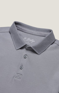 34 HERITAGE Polo T Shirt (Monument Grey)