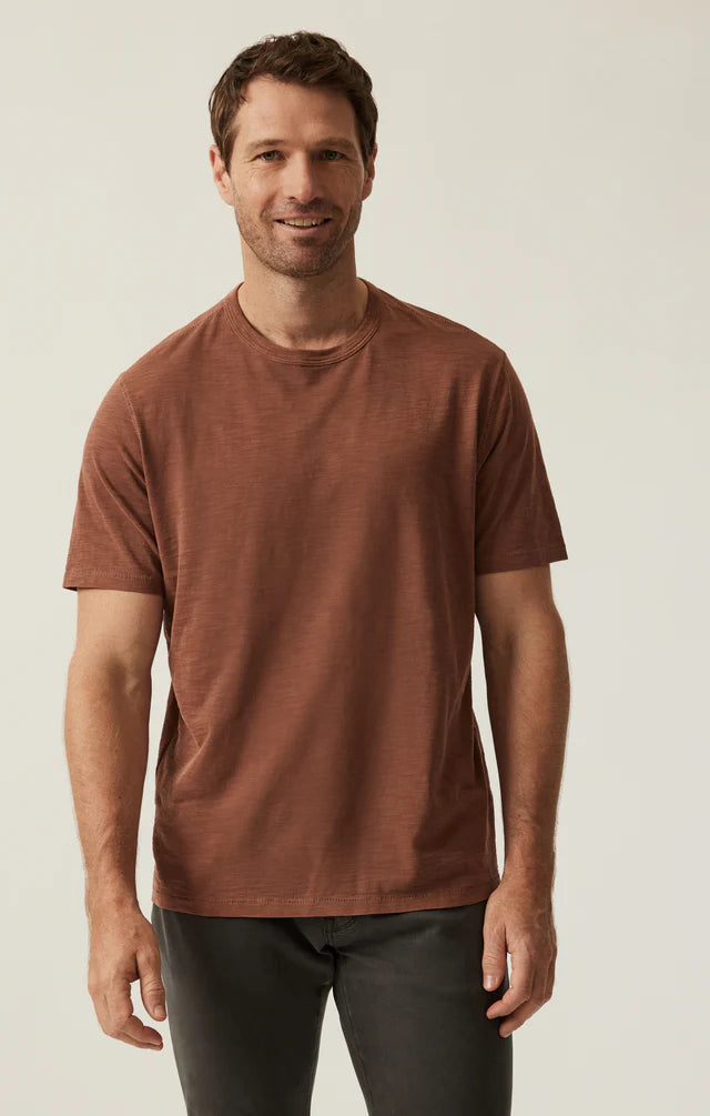 34 HERITAGE Slub Crew Neck Tee (Cinnamon)