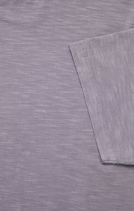 34 HERITAGE Slub Crew Neck T-shirt (Lilac Dust)
