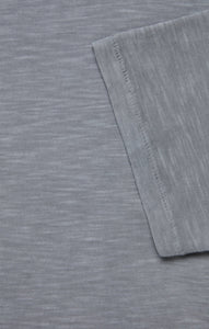 34 HERITAGE Slub Crew Neck T Shirt (Monument Grey)