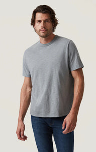 34 HERITAGE Slub Crew Neck T Shirt (Monument Grey)