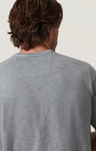 34 HERITAGE Slub Crew Neck T Shirt (Monument Grey)