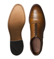 Strand cap-toe walnut oxford shoe Allen Edmonds