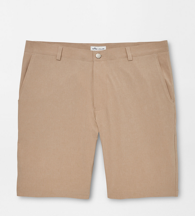 Peter Millar Shackleford Performance Hybrid Short | Beech Wood