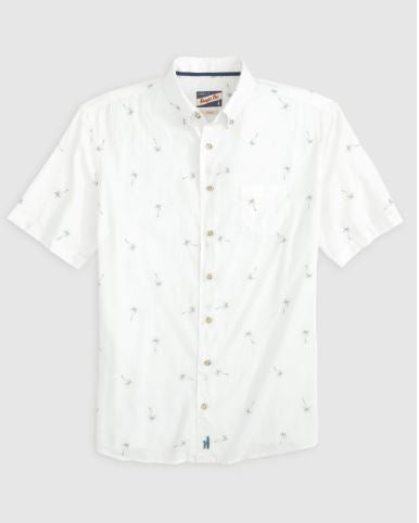 Johnnie-O Leif Hangin' Out Button Up Shirt - White
