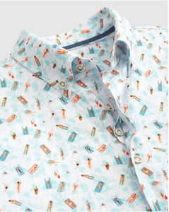 Johnnie-O Floaty Hangin’ Out Button Up Shirt