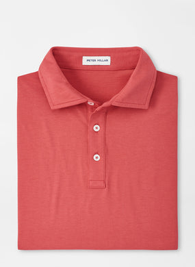 Silky Smooth Holiday Polo | Cape Red