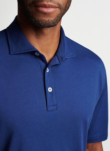 Peter Millar Pilot Mill Polo | Atlantic blue