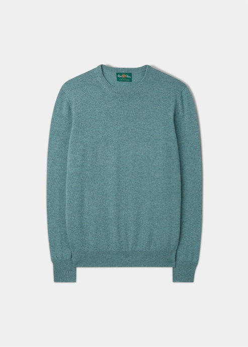 Alan Paine Melfort Cashmere Sweater (Caspian)