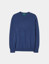Alan Paine Melfort Cashmere Jumper (Denim Blue)