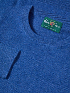 Alan Paine Melfort Cashmere Jumper (Denim Blue)