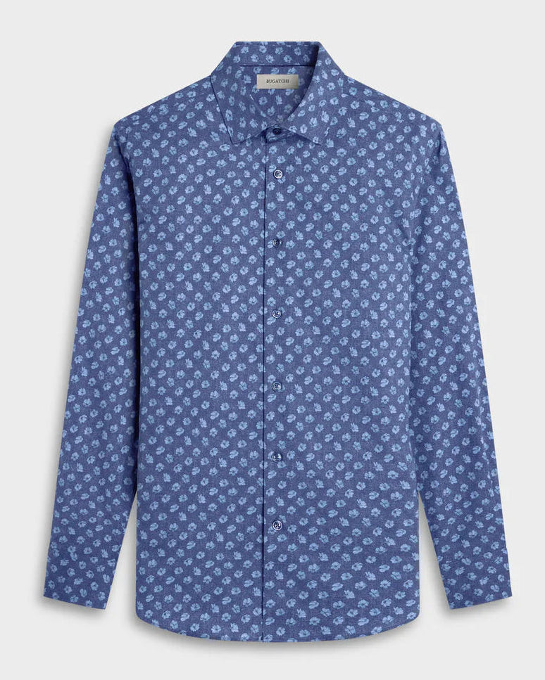 Axel Floral Shirt NAVY / S