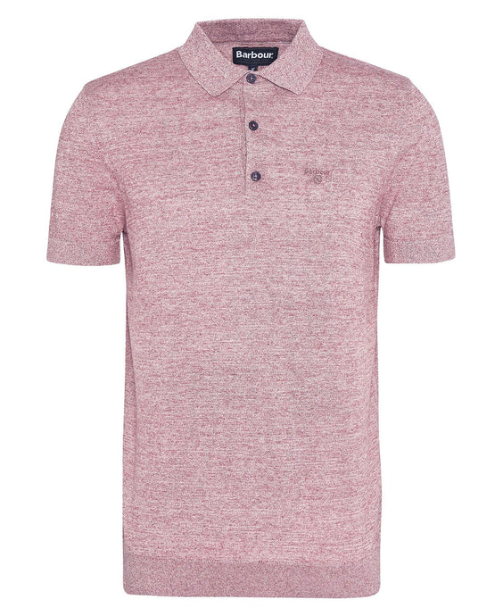 Barbour Buston Knit Polo (Red Spice)