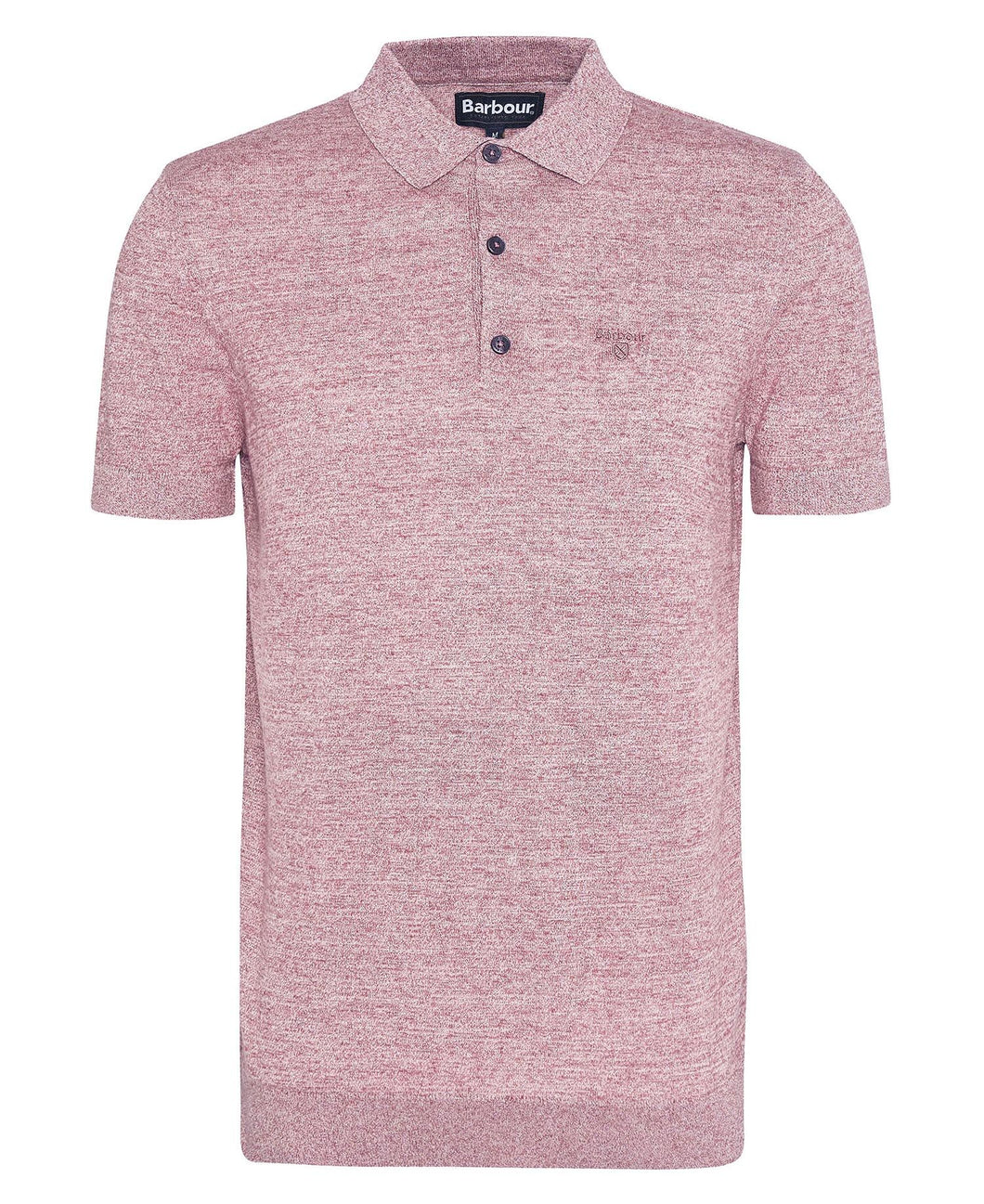 Barbour Buston Knit Polo (Red Spice)