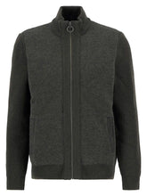 Barbour Milburn Zip Up Jumper (Dark Olive)