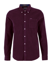 Wine corduroy shirt