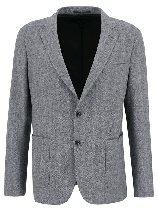 Barbour Sutherland Herringbone Blazer (Grey)